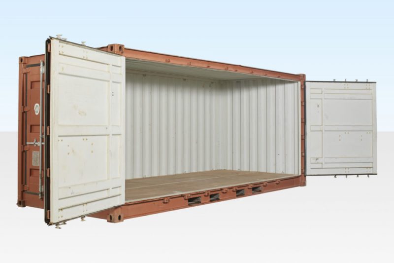 Open Side Steel Container