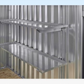 3m x 2.1m Flatpacked Store for Hire (Galvanised) - Image 2