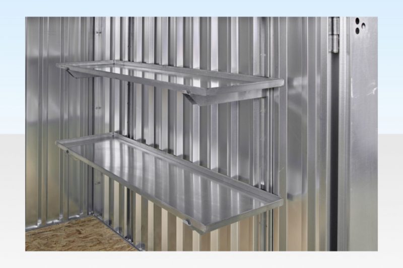 3m x 2.1m Flatpacked Store for Hire (Galvanised) - Image 2
