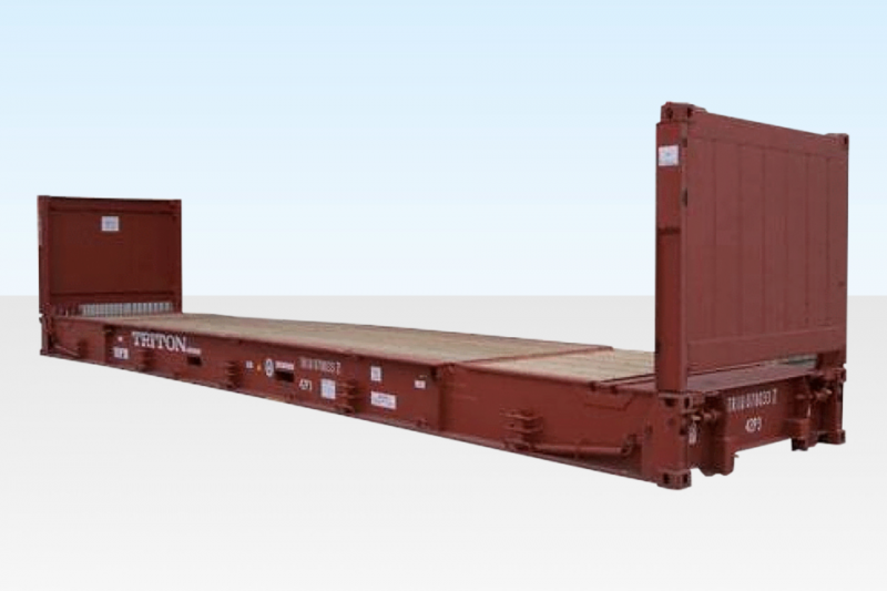 Used Shipping Container – Flat-Rack