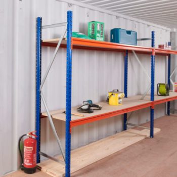 Adjustable, Heavy Duty Three Tier Racking for 10ft Container - Image 2
